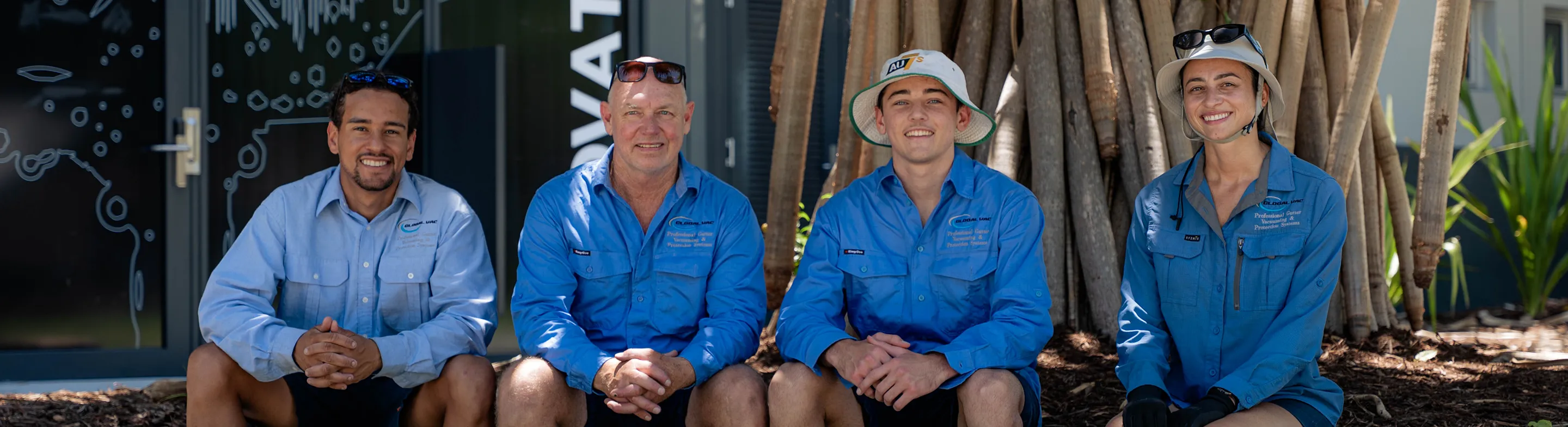 The Global Vac team, your local exterior cleaning specialists serving Gold Coast, Brisbane and Northern NSW